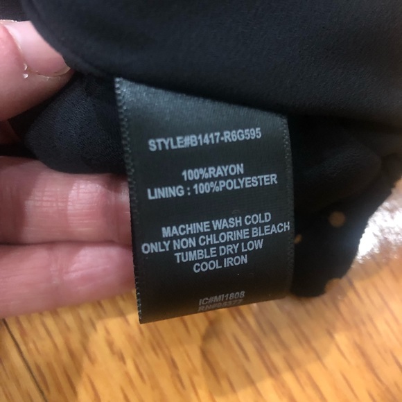 Sanctuary black polka dot blouse - Picture 6 of 6